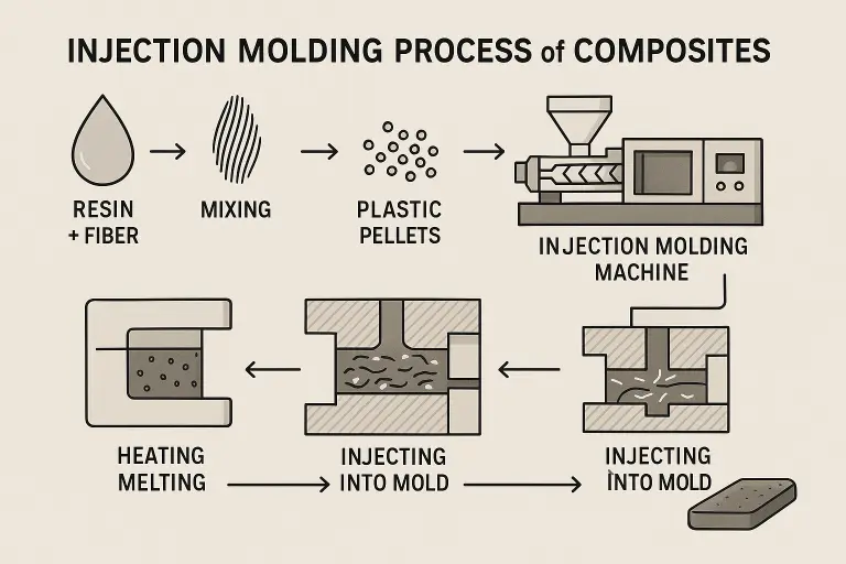 INJECTION MOLDING PROCESS of COMPOSITES